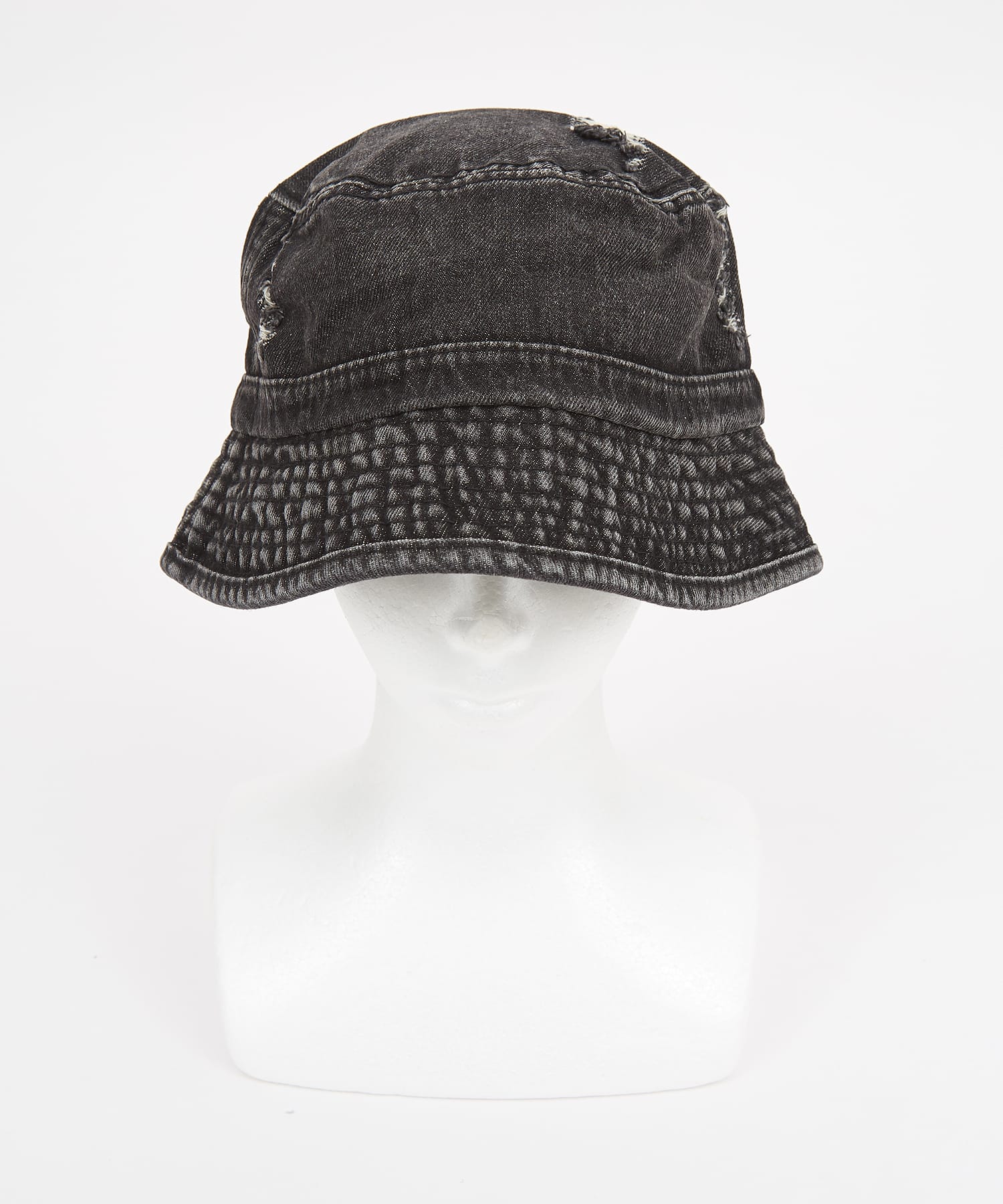 ダメージウォッシュドデニムバケットハット / メンズ レディース ユニ