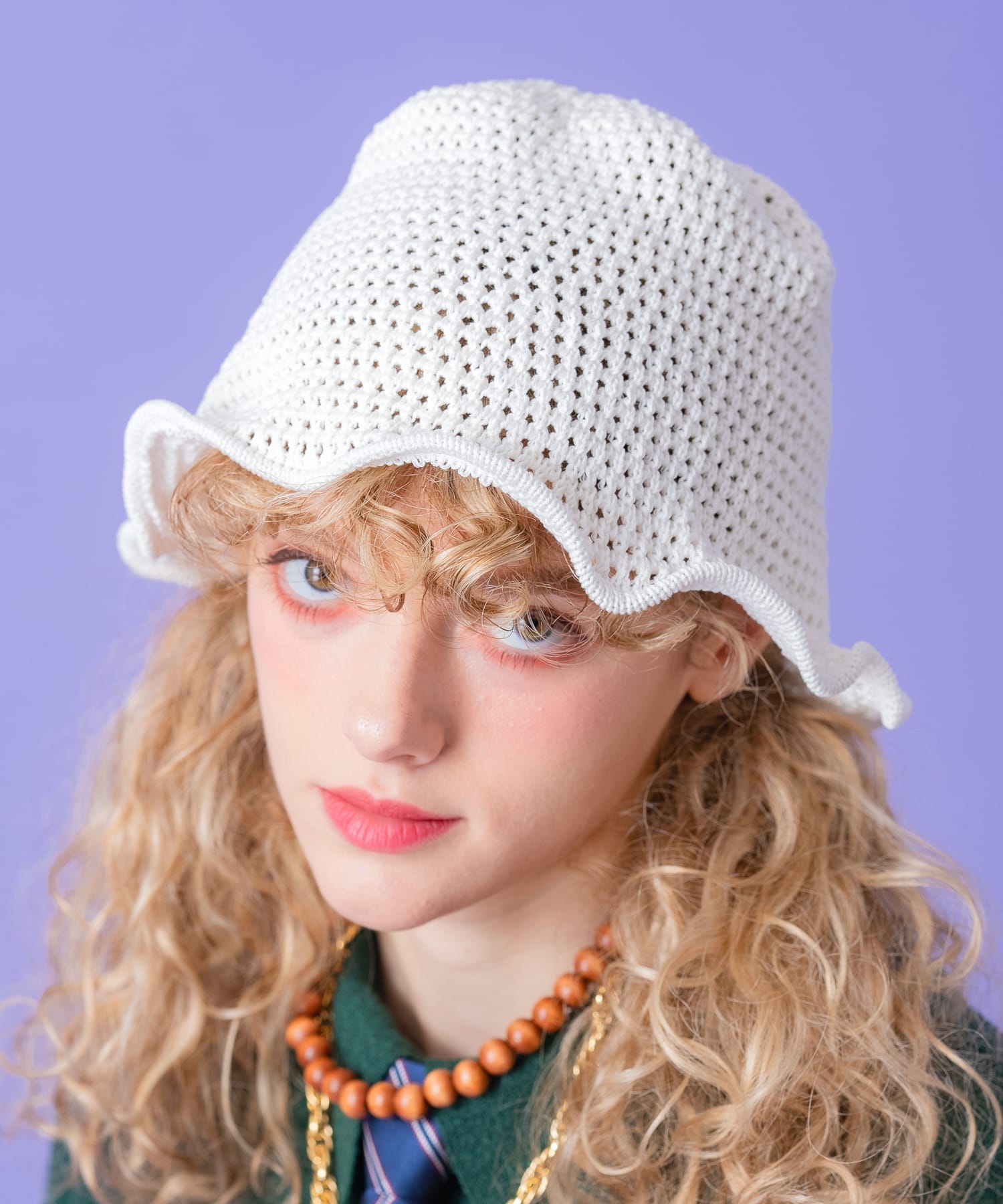 2点セット　ragmou ニットハット　レッグウォーマー　khaki 2点セット ragmou ニットハット レッグウォーマー khaki