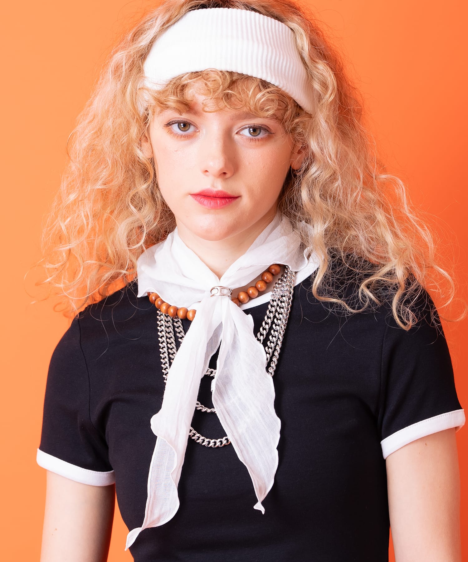 アンティーク カクテルナプキン マディラ/マーガブ刺繍 葉と花のショートクロス サマーコットンエアリーナロースカーフ / レディース メンズ