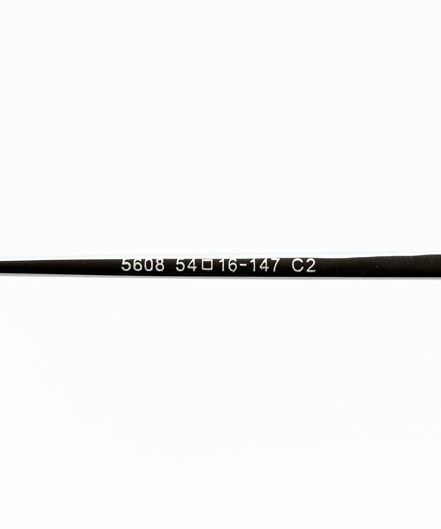 メタルテンプルツーブリッジビッグスクエアメガネ / クリア