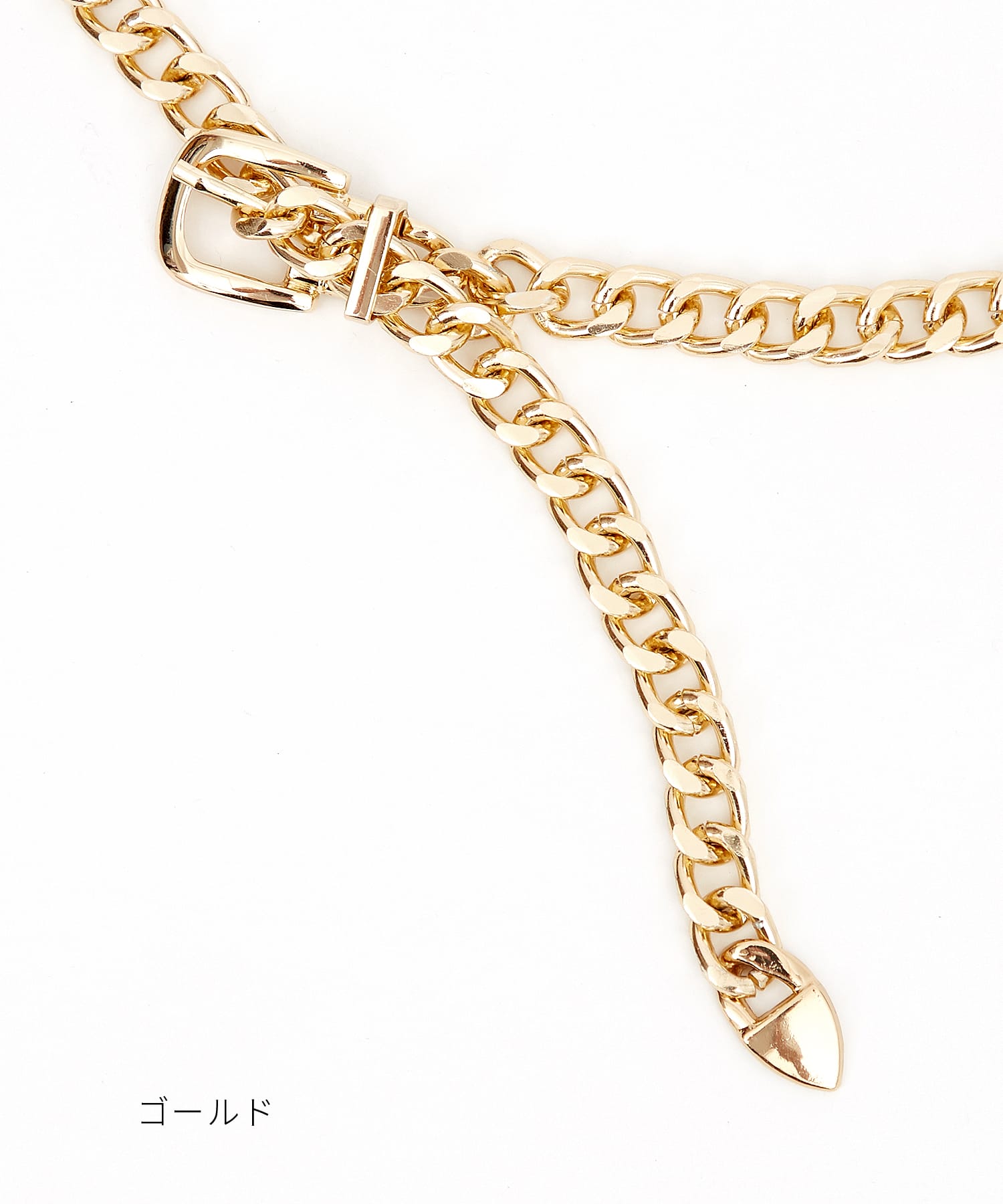 Chanel ゴールド チェーンベルト 全体的にパーツなし！ご理解ある方 シャネル ロゴ GP チェーンベルト ゴールド ABランクの買取