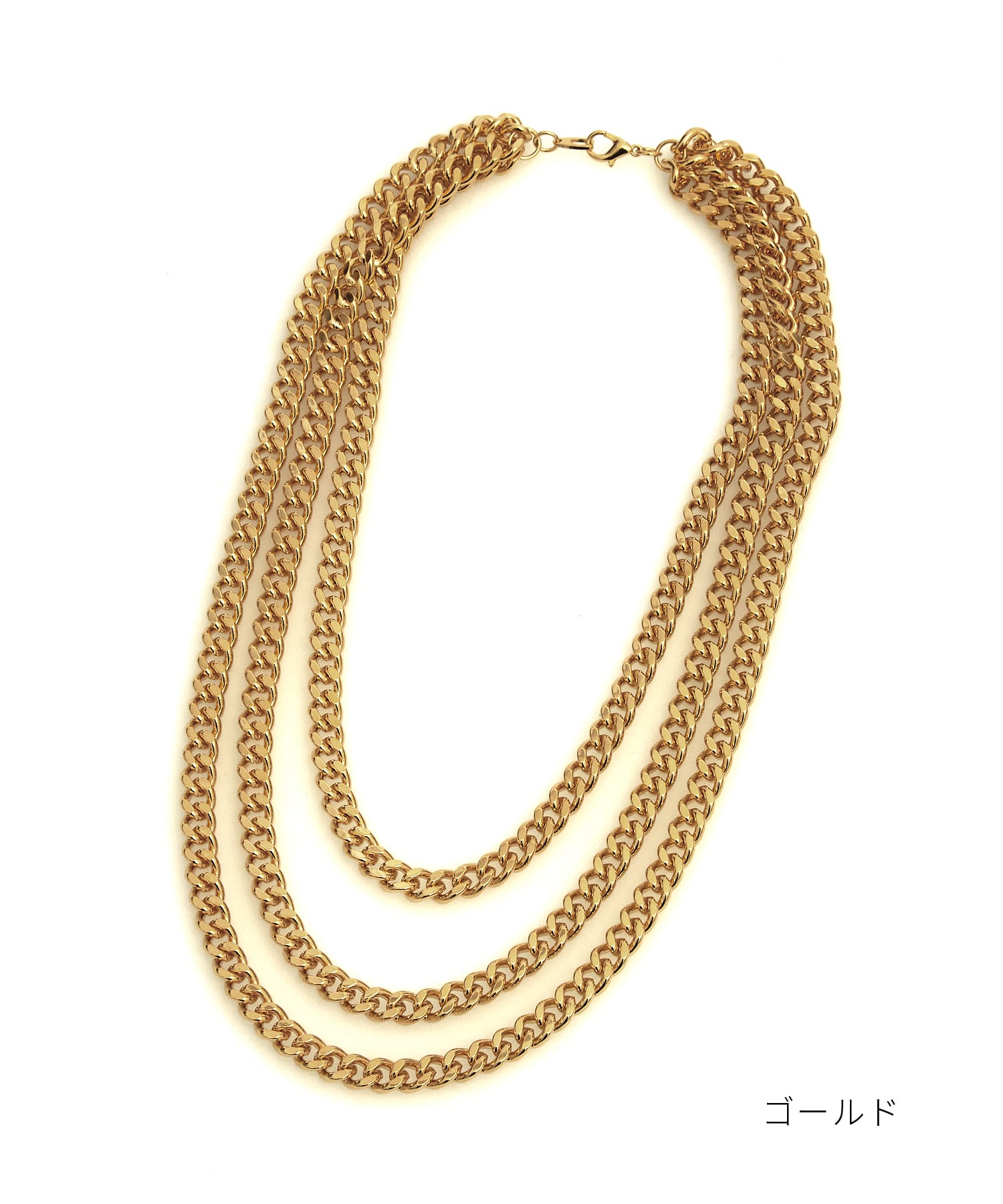 3連喜平チェーンネックレス -8m/m- (45cm・52cm・60cm) / メンズ