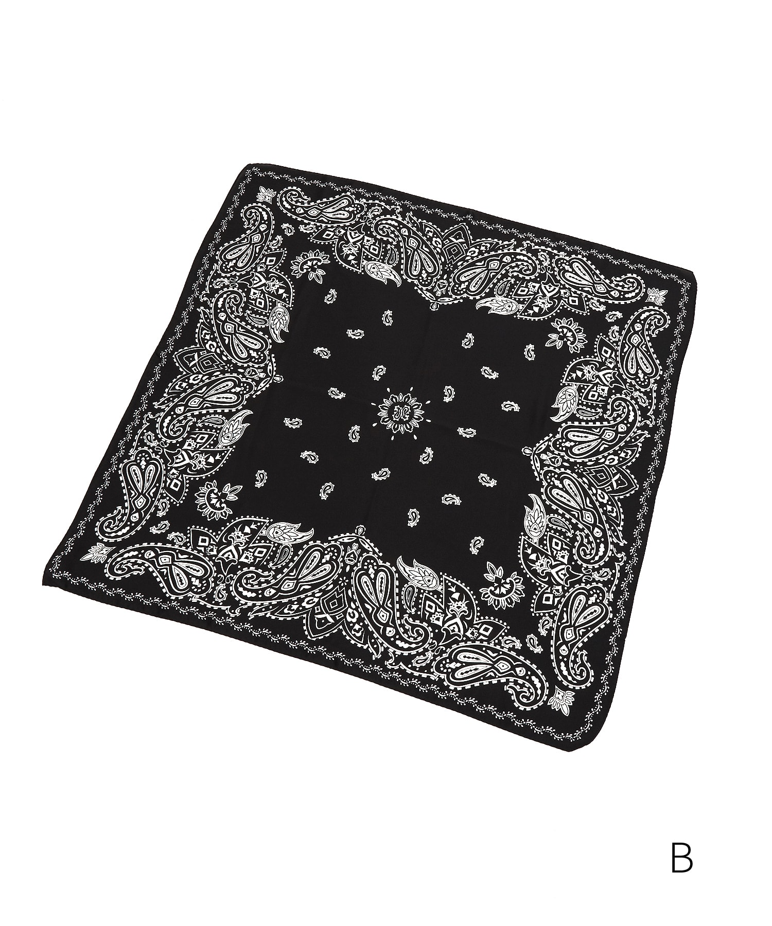 レトロクラシックパターンバリエーション大判スカーフ(70cm×70cm