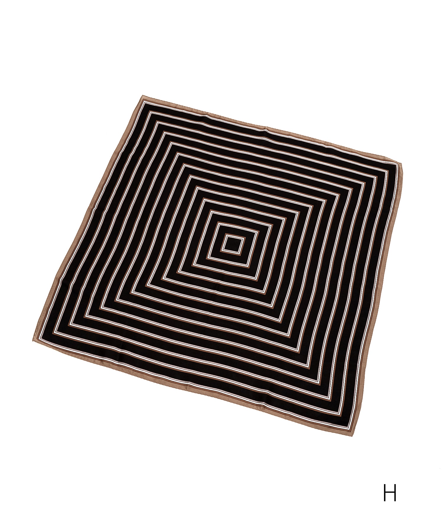 レトロクラシックパターンバリエーション大判スカーフ(70cm×70cm