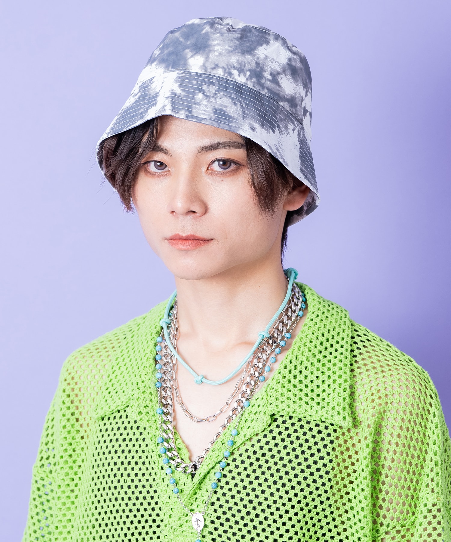 タイダイ柄ポリバケットハット / 帽子 メンズ レディース ユニセックス