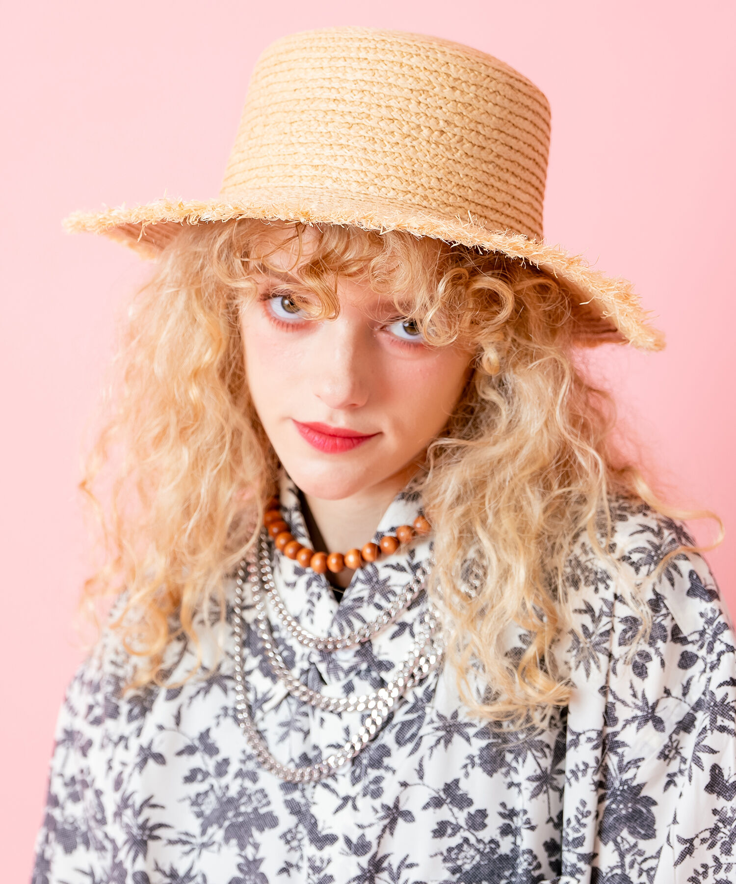 mia_hat_and_accessory カンカン帽　ラフィア　麦わら mia_hat_and_accessory カンカン帽 ラフィア 麦わら