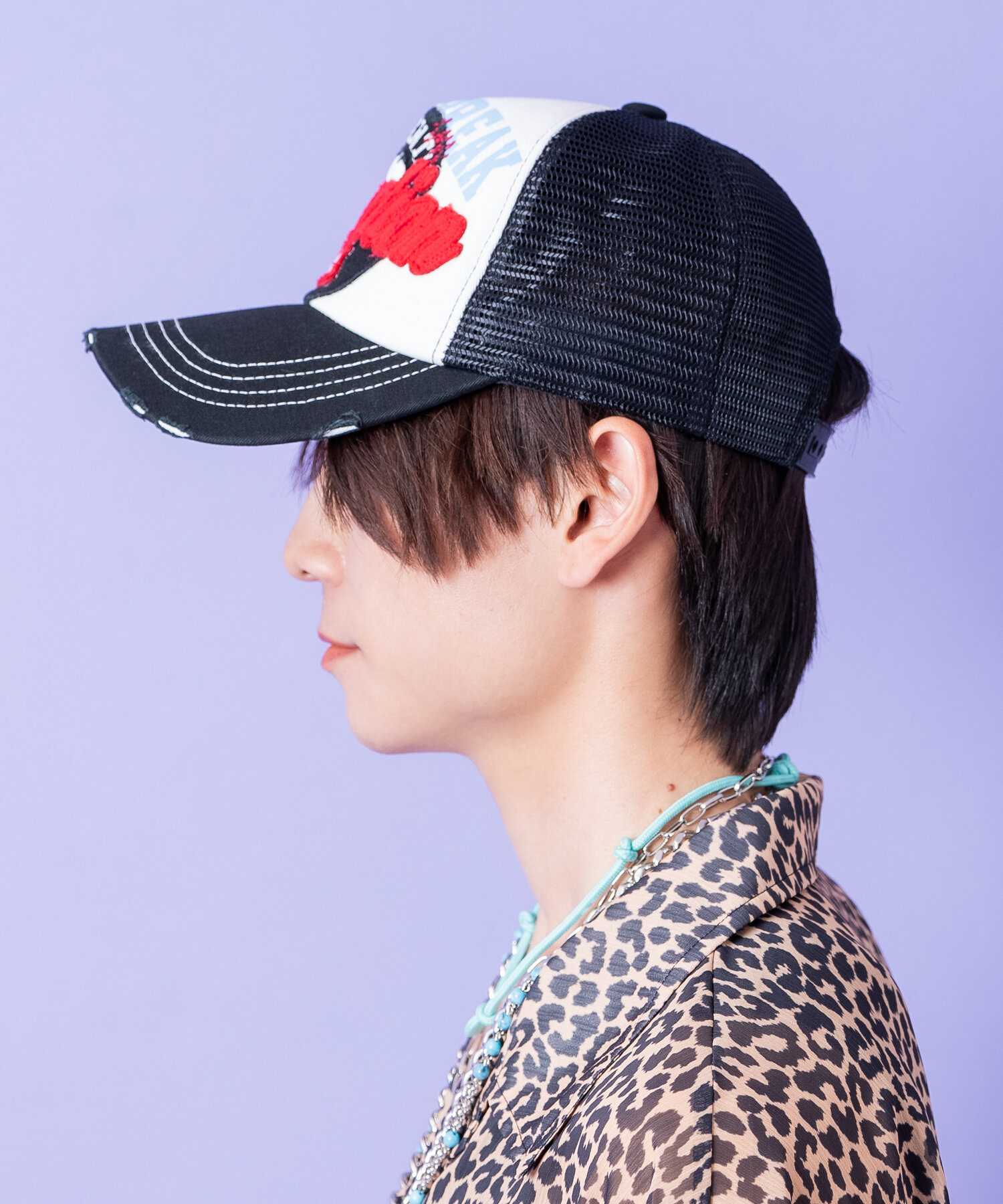 希少良品 WEIRDO メッシュキャップ Wワッペン ブラック GLADHAND ロゴ