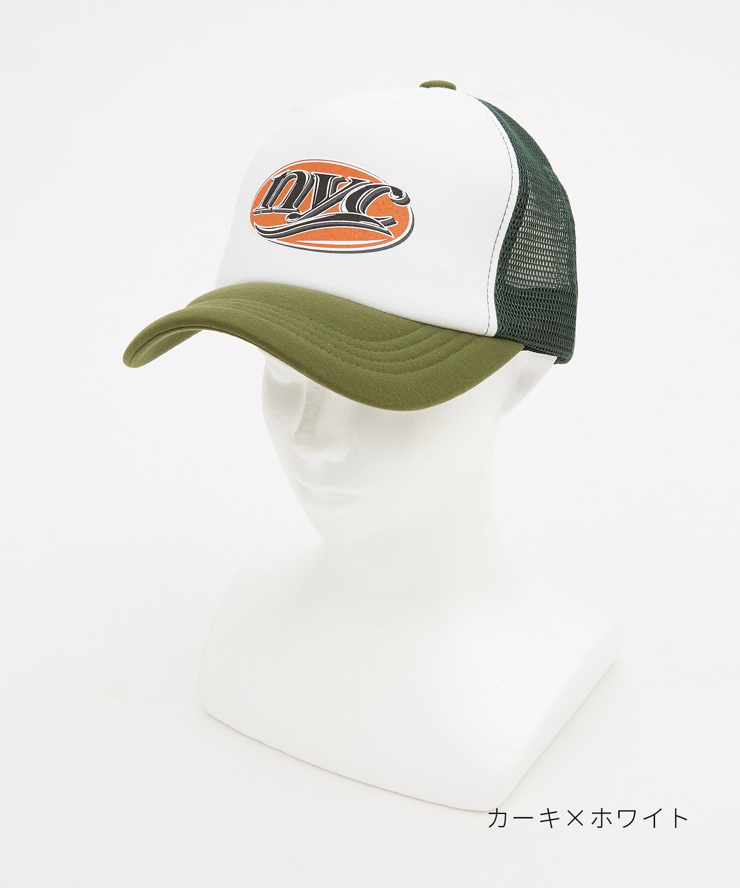 NYCロゴプリントメッシュキャップ / メンズ レディース ユニ