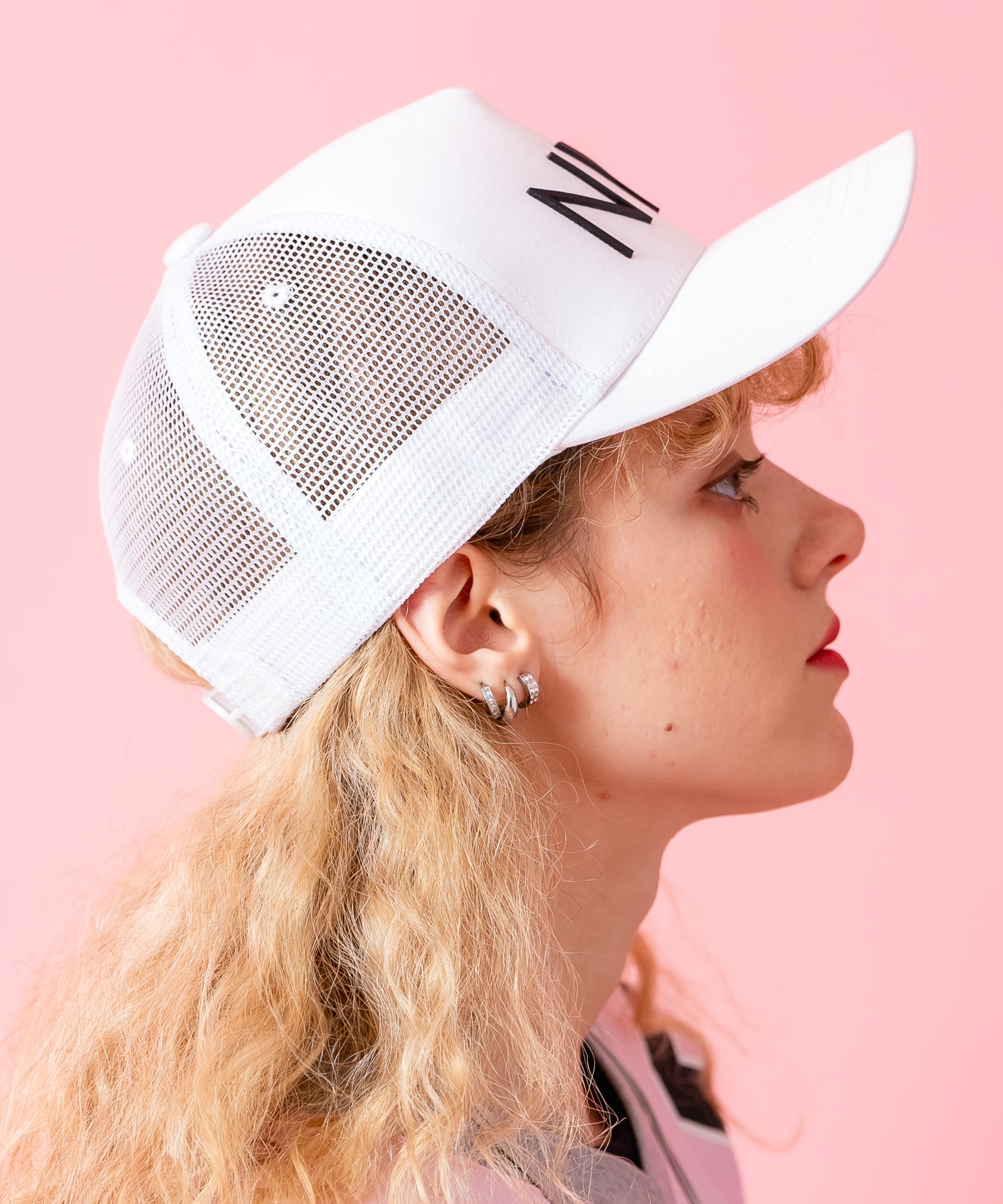NYC3Dロゴメッシュキャップ / メンズ レディース ユニセックス