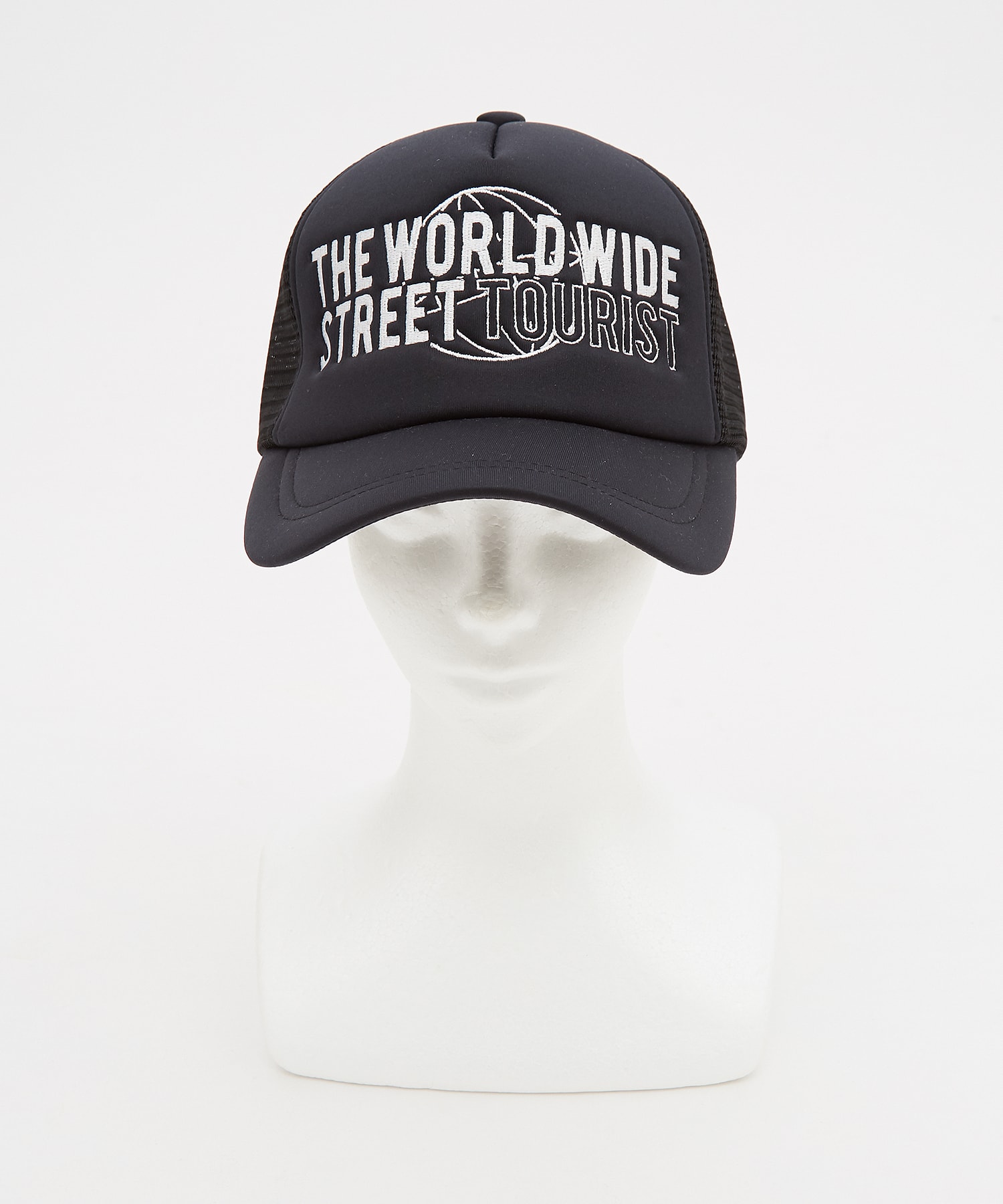 WORLDWIDEレトロ刺繍ロゴメッシュキャップ / メンズ レディース ユニ