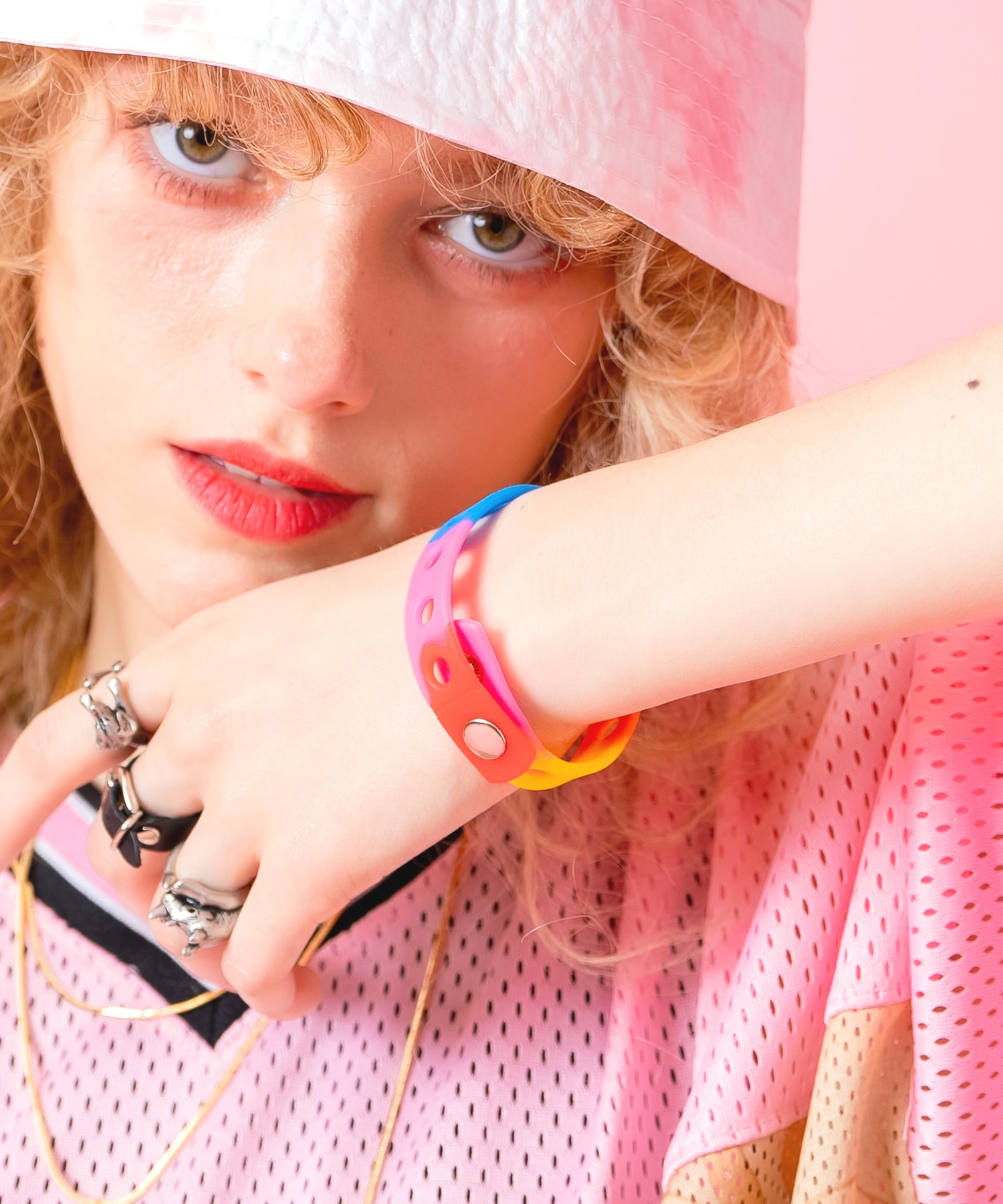 an meets zakka シリコンブレスレット