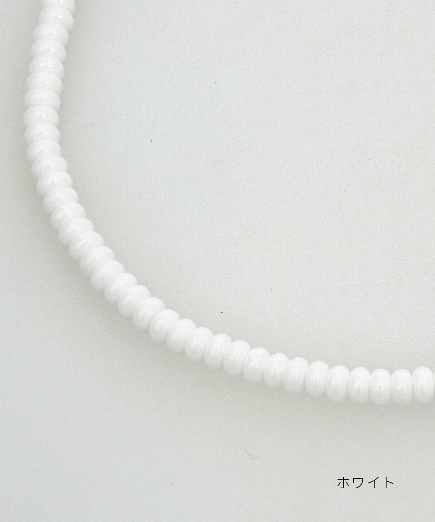 ガラスビーズネックレス(40cm) / レディース メンズ ユニセックス