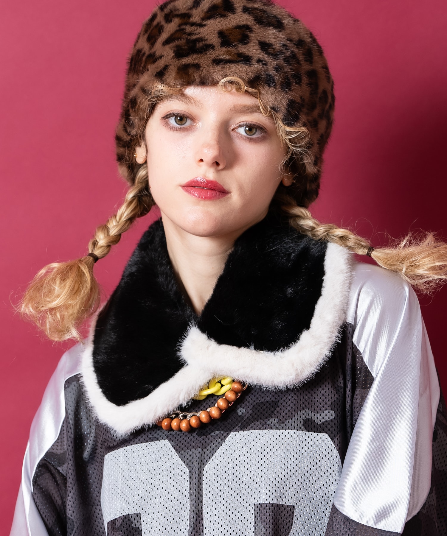 ショートファー　つなぎ　ankoROCK 850 マフラー/ストール