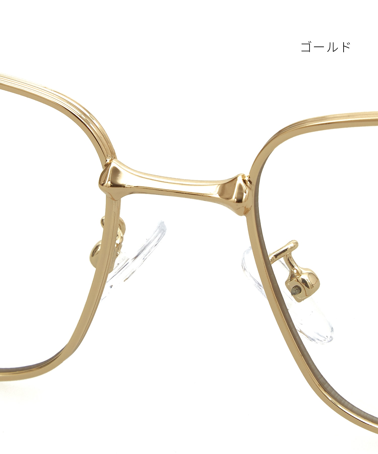 レトロスクエアメガネ / ユニセックス メンズ レディース クリアレンズ