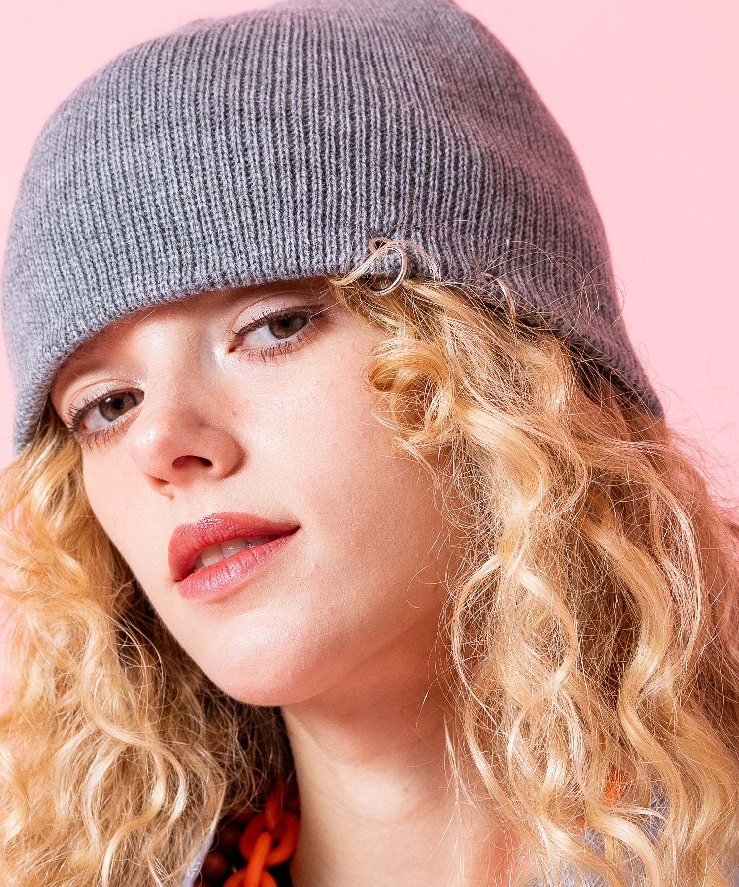 あこぴ  Jeans グレー ニット帽 ADVANCE アドバンス ACRYL BEANIE アクリルビーニー HEATHER GREY