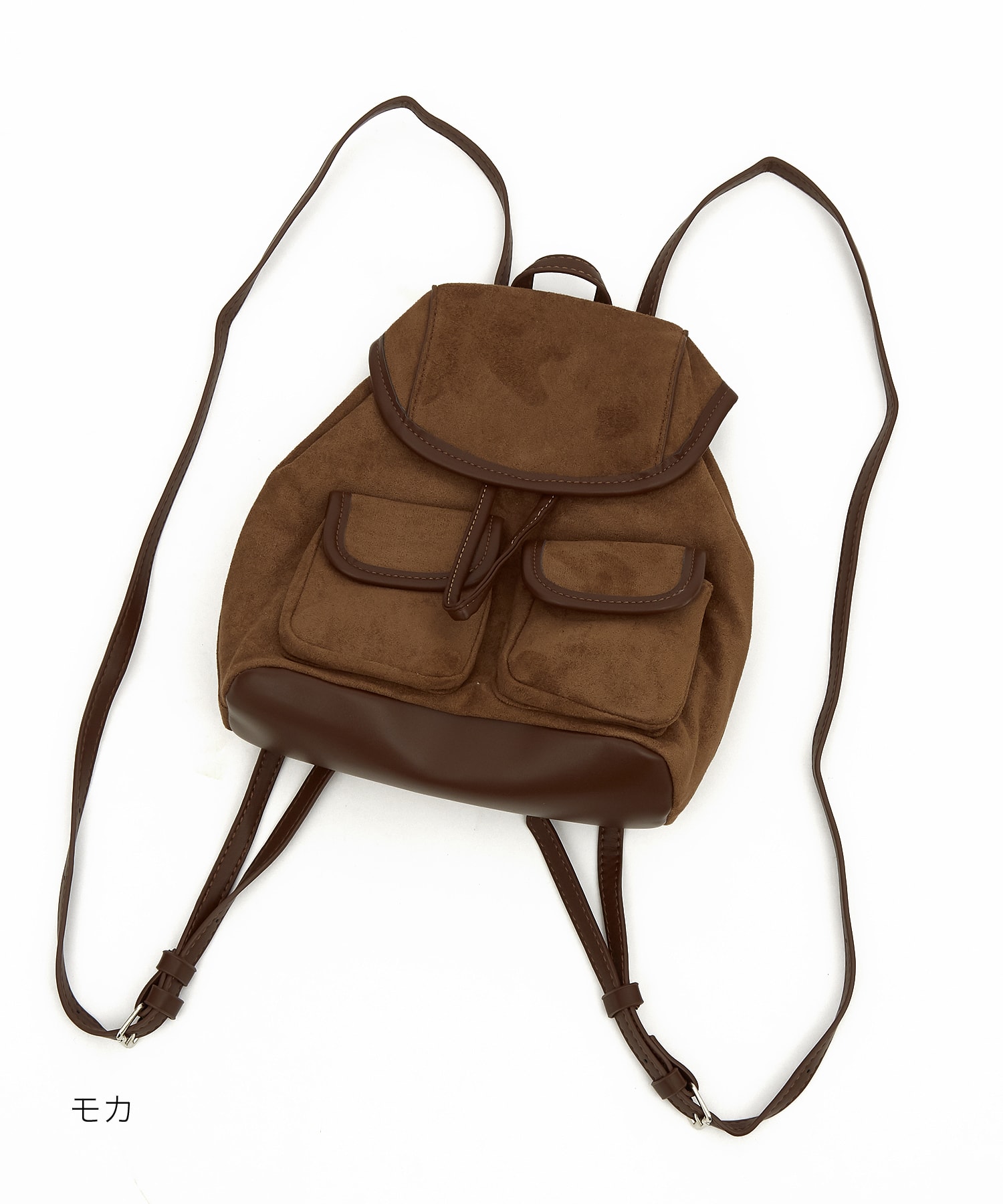 スエード合成皮革レトロミニリュックサック / ユニセックス レディース