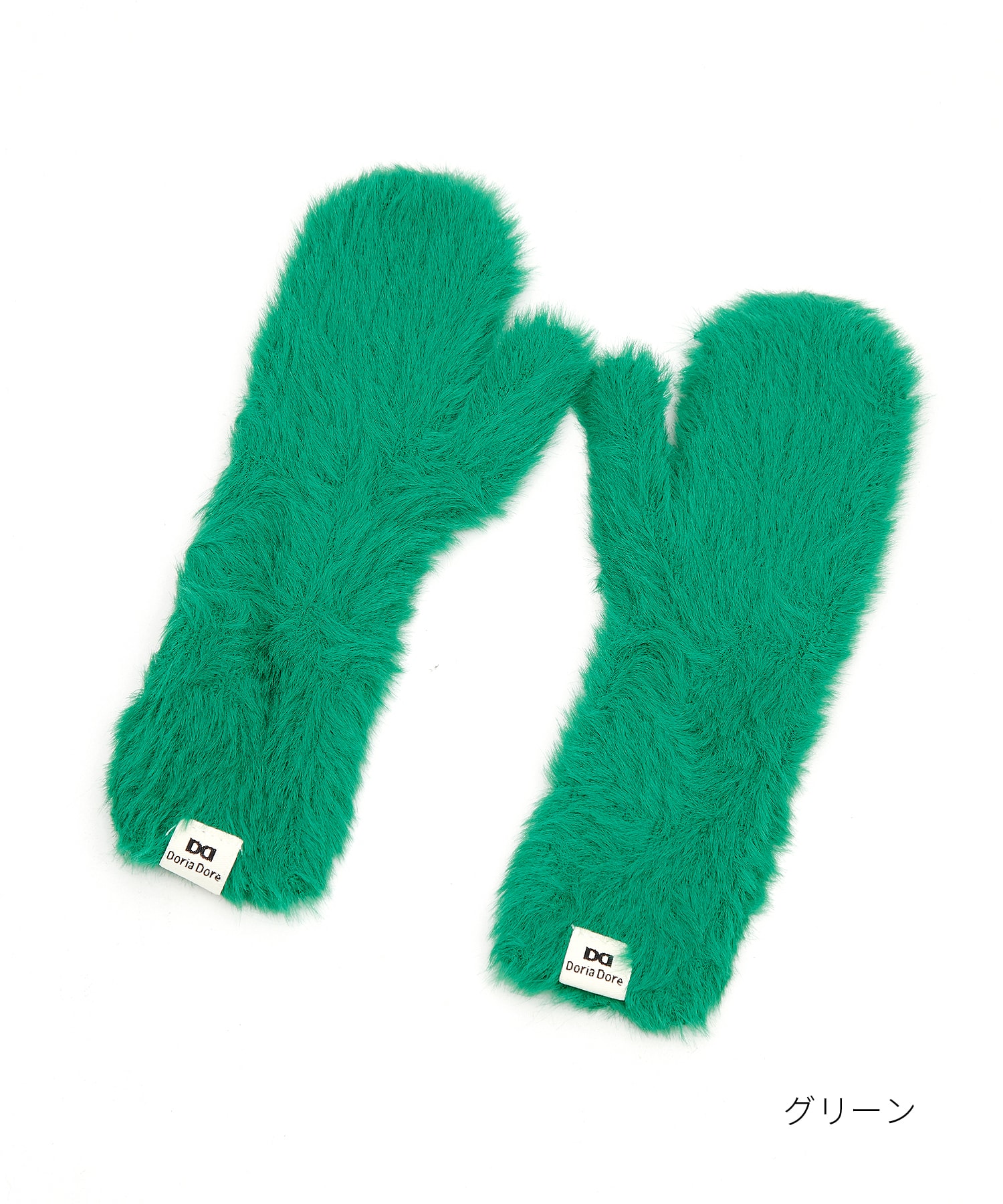 シャギーファーニットミトングローブ / ユニセックス 手袋 モコモコ