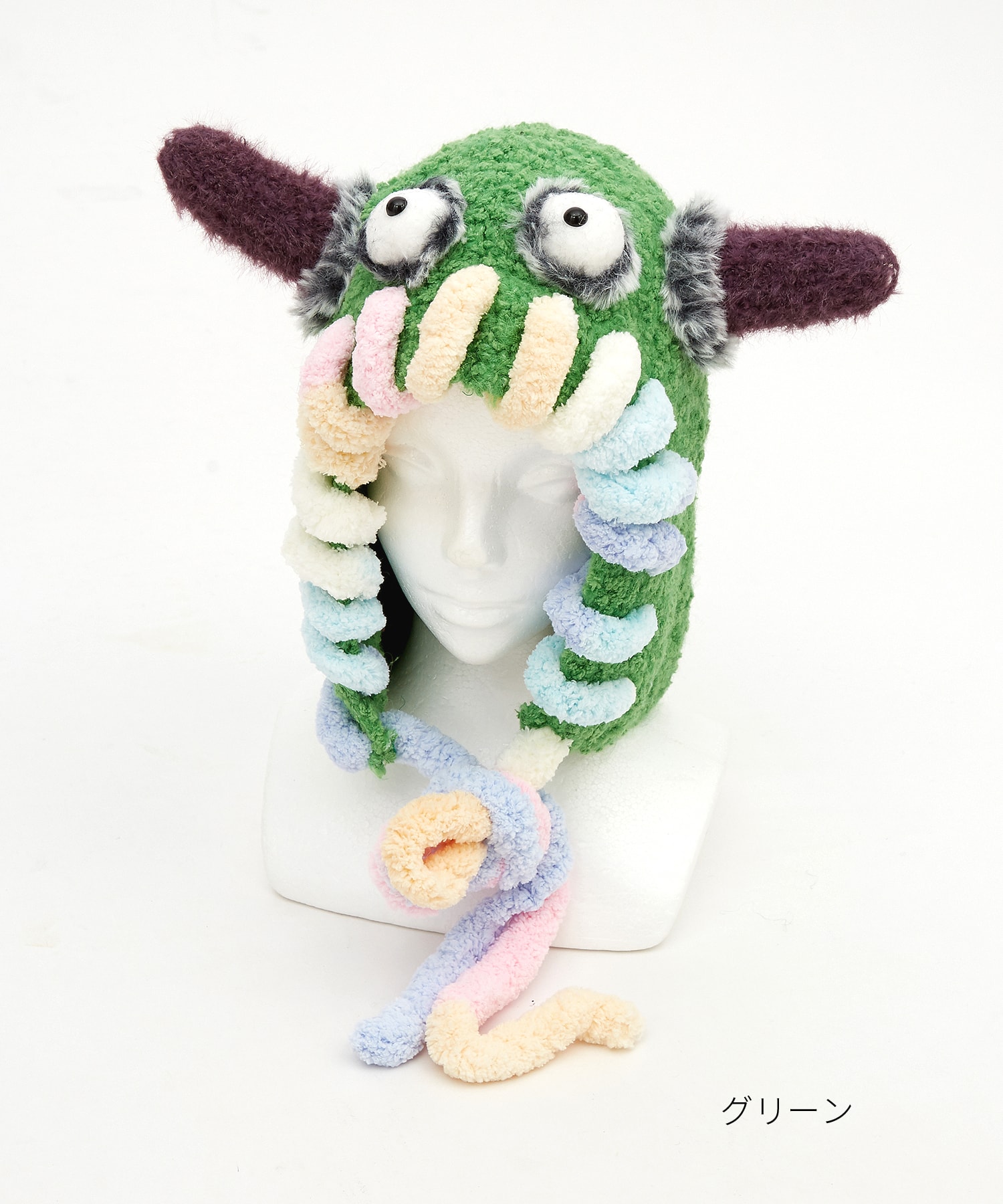 新未確認モンスターイヤーフラップニット帽 / ユニセックス 頭巾