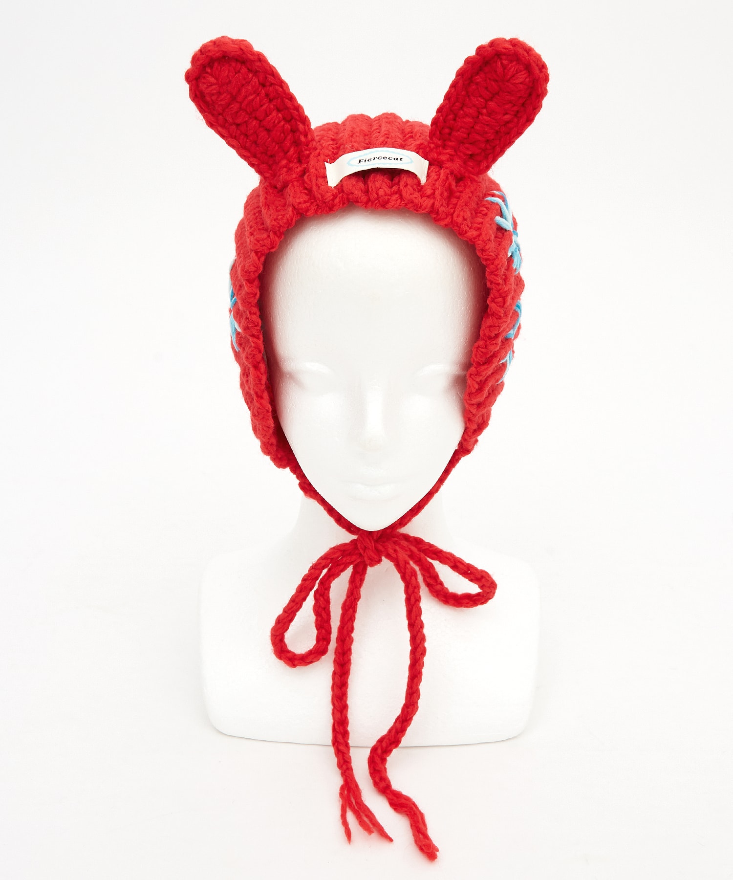 ウサ耳肉厚ニットボンネットイヤーマフ / ユニセックス ユニセックス