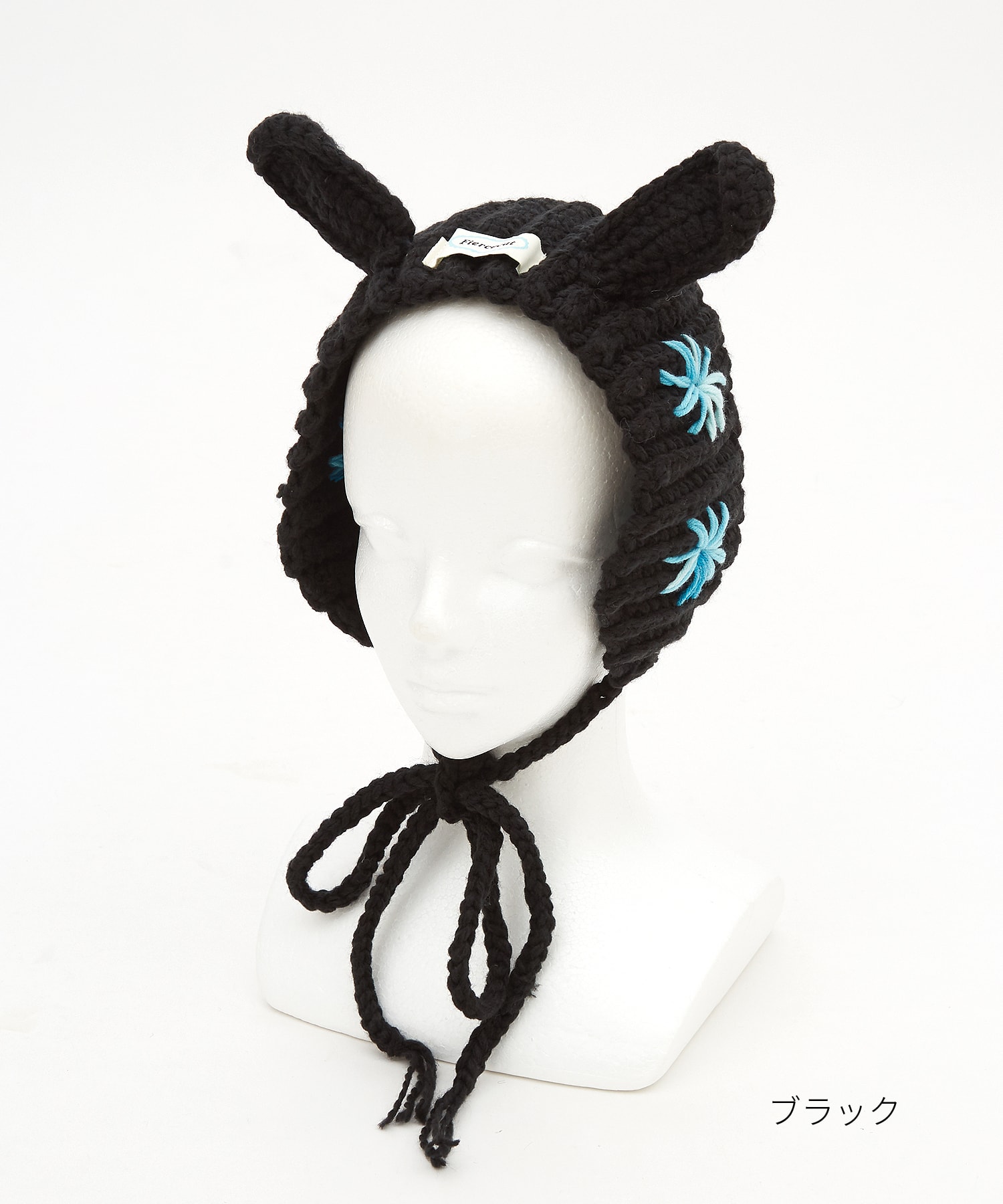 ウサ耳肉厚ニットボンネットイヤーマフ / ユニセックス ユニセックス