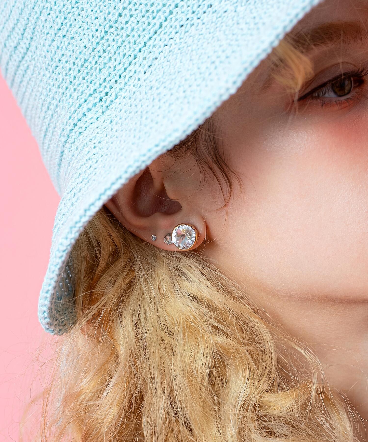 an meets zakka スワロフスキーピアス