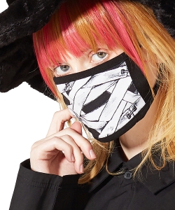【セール】 【メール便発送】ankoROCKエクスクルーシブマルチパターンマスク
