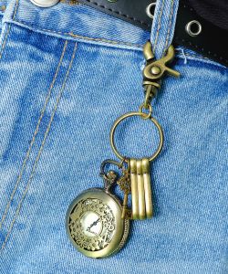 an meets zakka 不思議の国のアリス懐中時計カラビナキーリング