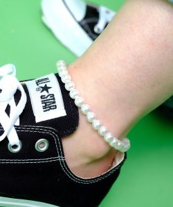 ankoROCK バリエーションパールアンクレット