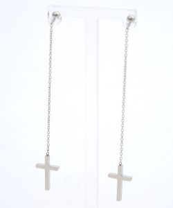 an meets zakka ロッキンモチーフロングチェーンピアス