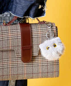 an meets zakka モコモコネコキーホルダー