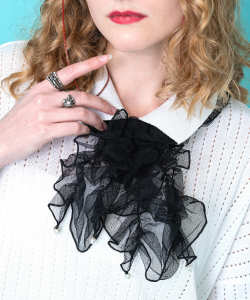 an meets zakka フリルシアーストール