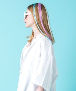 an meets zakka カラーワンポイントエクステ