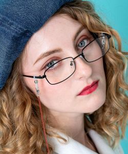 an meets zakka スクエアメガネ