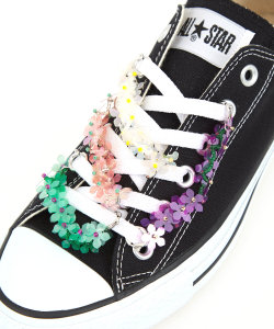 an meets zakka フラワーシューレースアクセサリー 