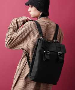 【期間限定 5％OFF】 an meets zakka フラップコットンキャンバスリュック