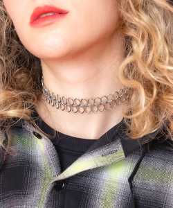 an meets zakka 月桂樹ワイドメタルチョーカー