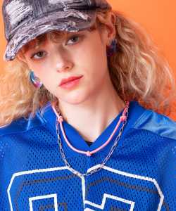 an meets zakka カラーコード×チェーン２連ネックレス(45cm)