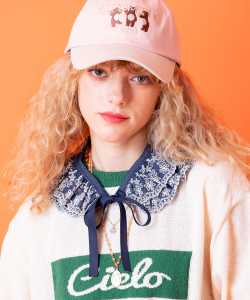 an meets zakka デニムフリルレース付け襟