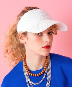 an meets zakka ３D模様ニットサンバイザー