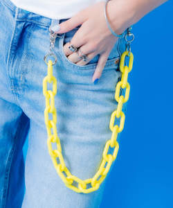 an meets zakka 【COMONONOSA(コモノノサ) 】OMOCHA CHAIN(オモチャチェーン) ウォレットチェーン - スーパーファット -