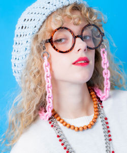 【期間限定 5％OFF】 an meets zakka 【COMONONOSA(コモノノサ) 】OMOCHA CHAIN(オモチャチェーン) グラスコード - ファット - 