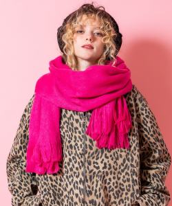 an meets zakka フワフワアクリルロングマフラー(42cm×200cm)