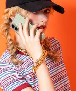 an meets zakka 【COMONONOSA(コモノノサ) 】OMOCHA CHAIN(オモチャチェーン) スマホストラップ -スクエア-