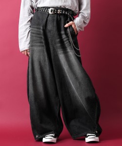 a.p.o.v. -ankoROCK's select- バルーン変形スーパーワイドデニムパンツ