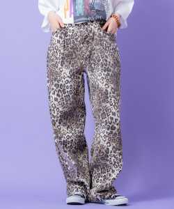 a.p.o.v. -ankoROCK's select- レオパードワイドコットンパンツ