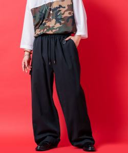 【セール】 a.p.o.v. -ankoROCK's select- カラビナキーリング付きワイドワークコットンパンツ