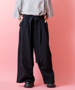 【セール】 a.p.o.v. -ankoROCK's select- コードロングベルトマットポリスーパーワイド袴パンツ