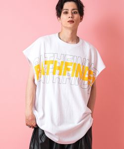 a.p.o.v. -ankoROCK's select- グラフィックオーバーサイズノースリーブ / メンズ レディース プリント ビッグシルエット