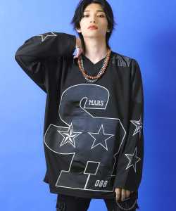 a.p.o.v.  ビッグロゴワッペン刺繍ホッケージャージ 