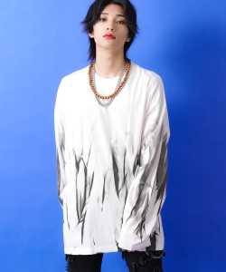 a.p.o.v. -ankoROCK's select- グラデーションペイントカットソー 